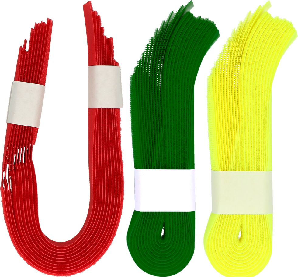 Legband with Velcro fastener, yellow Red