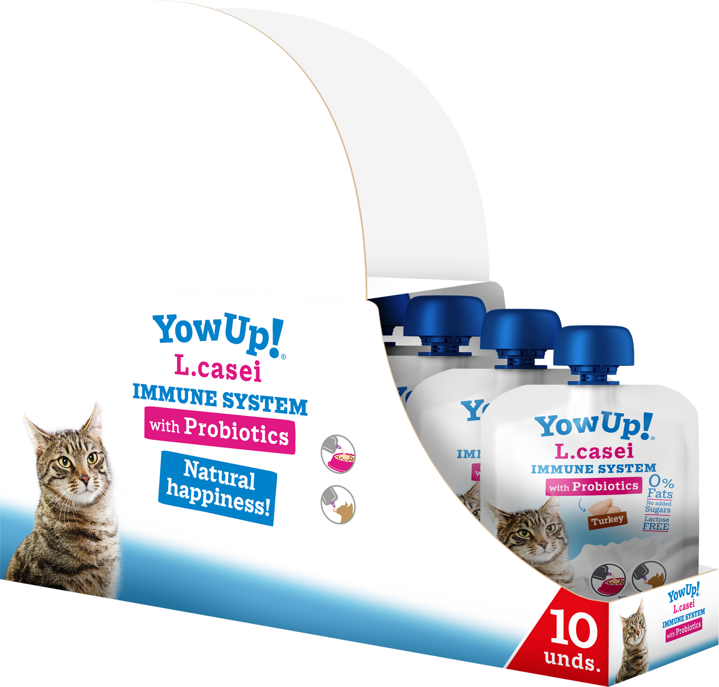 YowUp! L. Casei Immune System Turkey Cat