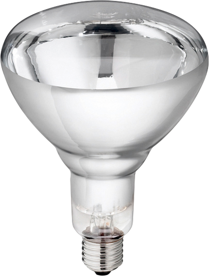 Hard Glass Lamp 150 W - White