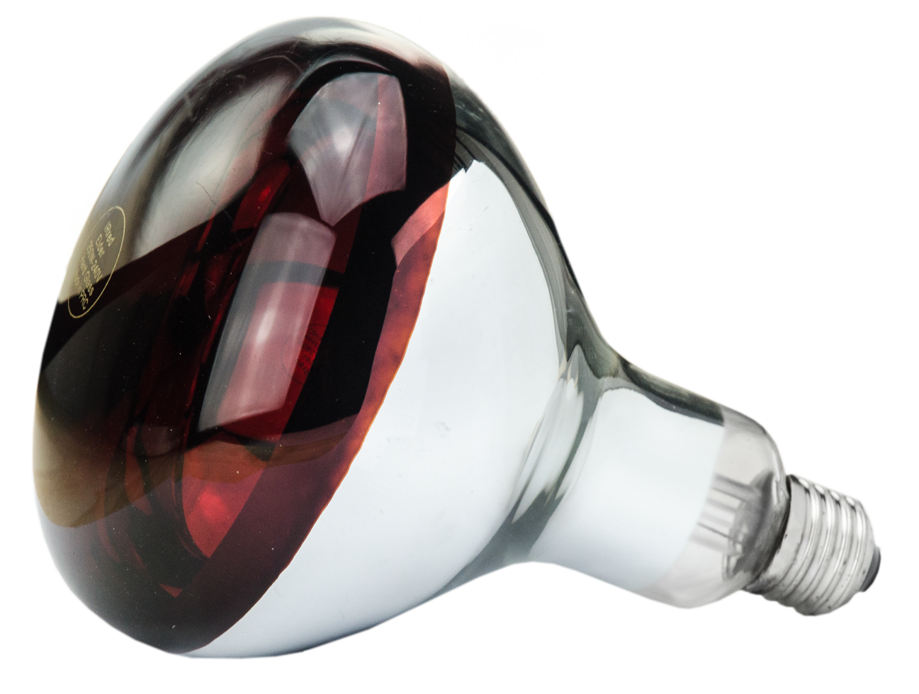 Hard Glass Lamp 250 W - Red
