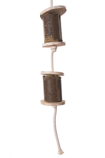 Lax Lucerne on Rope with wood disks