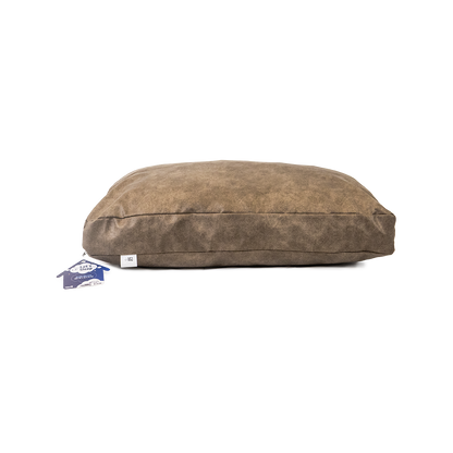Let's Sleep Plush Pillow Dog Bed L Taupe