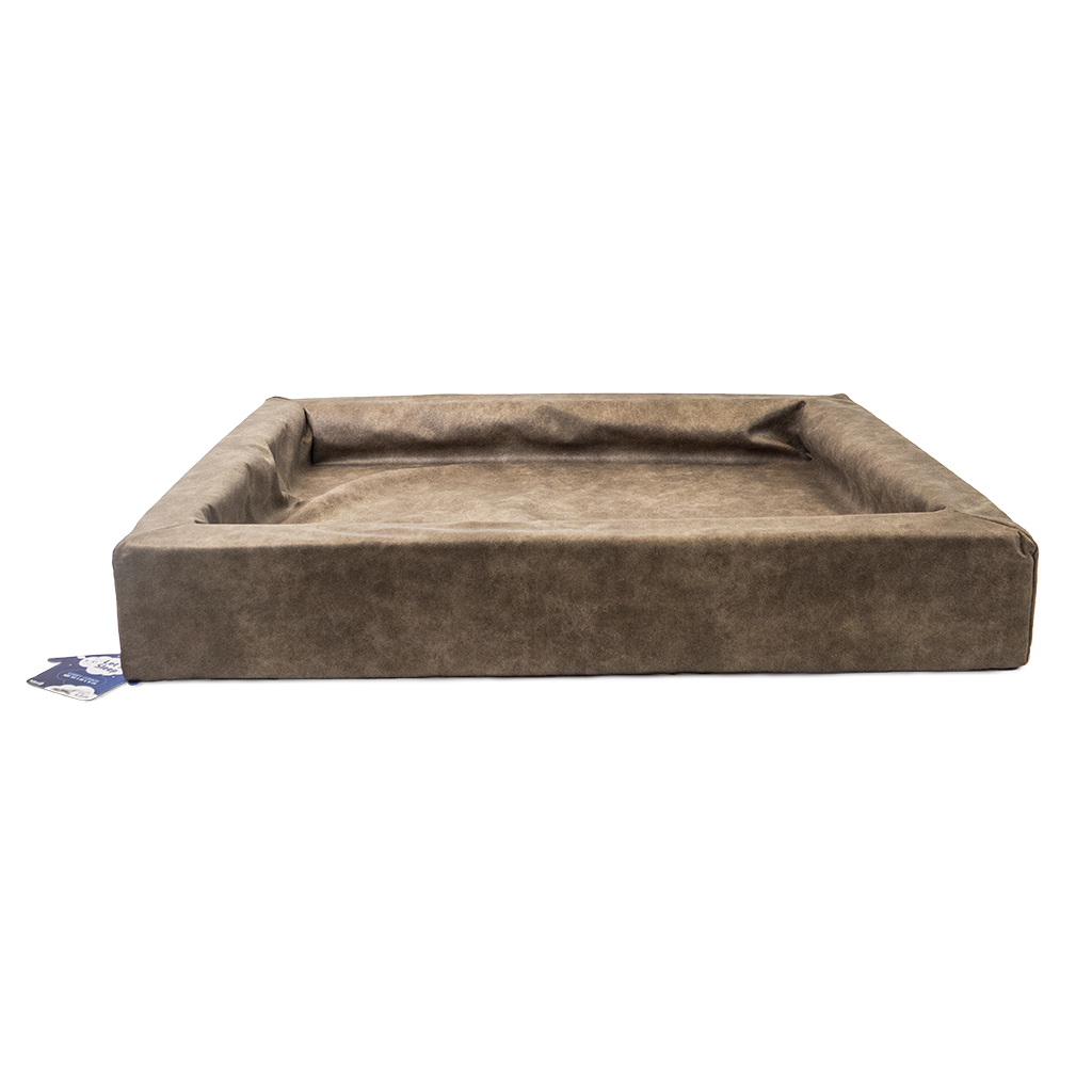Let's Sleep Comfy Cushion Dog Basket L Taupe