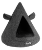 Let's sleep Pet Cave TeePee Anthracite