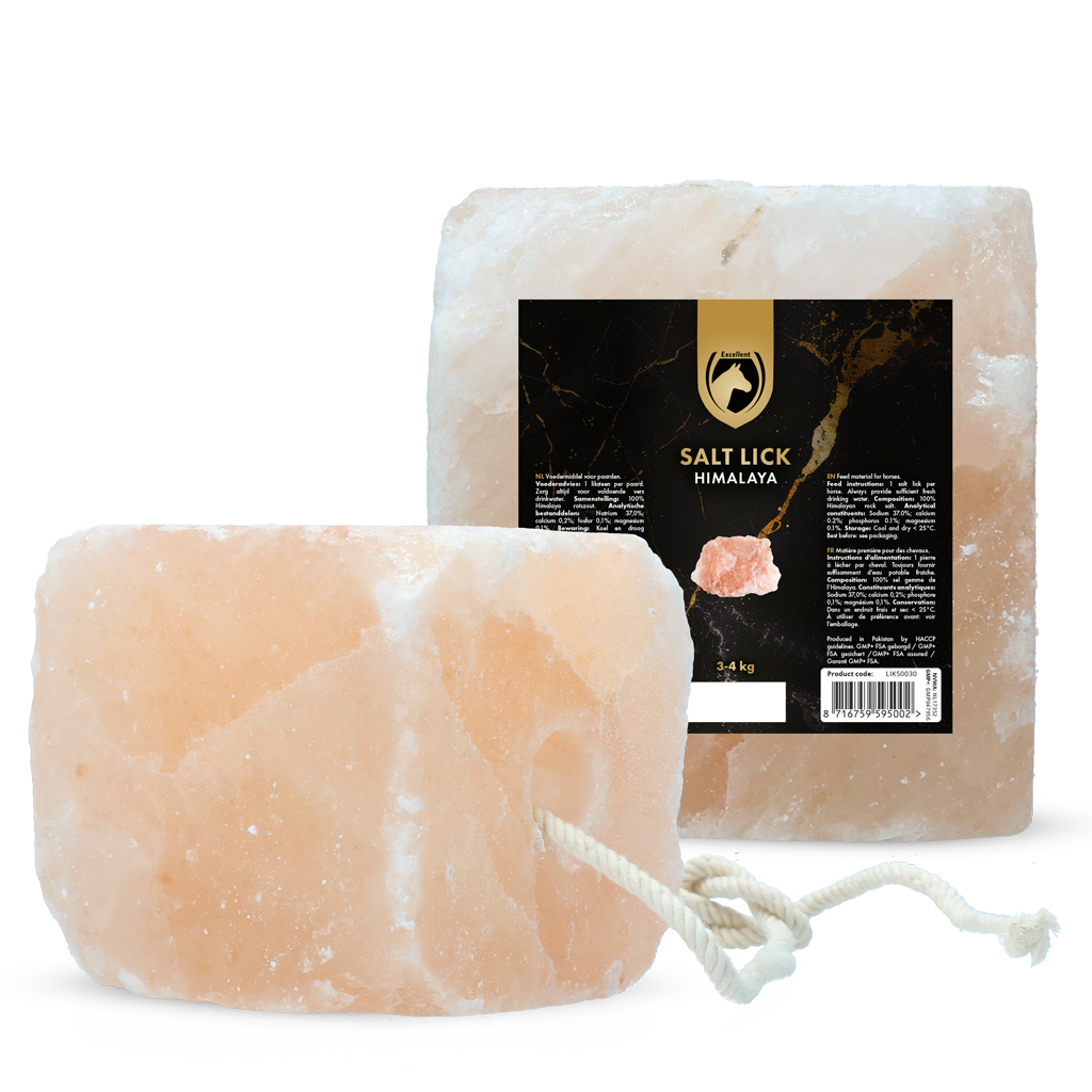 Excellent Horse Salt Lick Himalaya 3-4 kg (With rope)