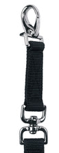 Lunge lux black with snap hook