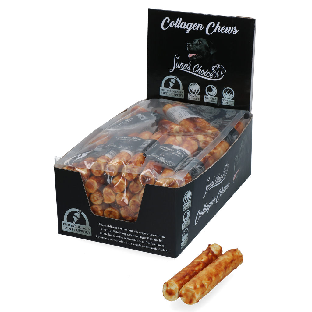 Luna's Choice Collagen Chews Stick Salmon M