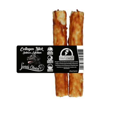Luna's Choice Collagen Chews Stick Salmon M