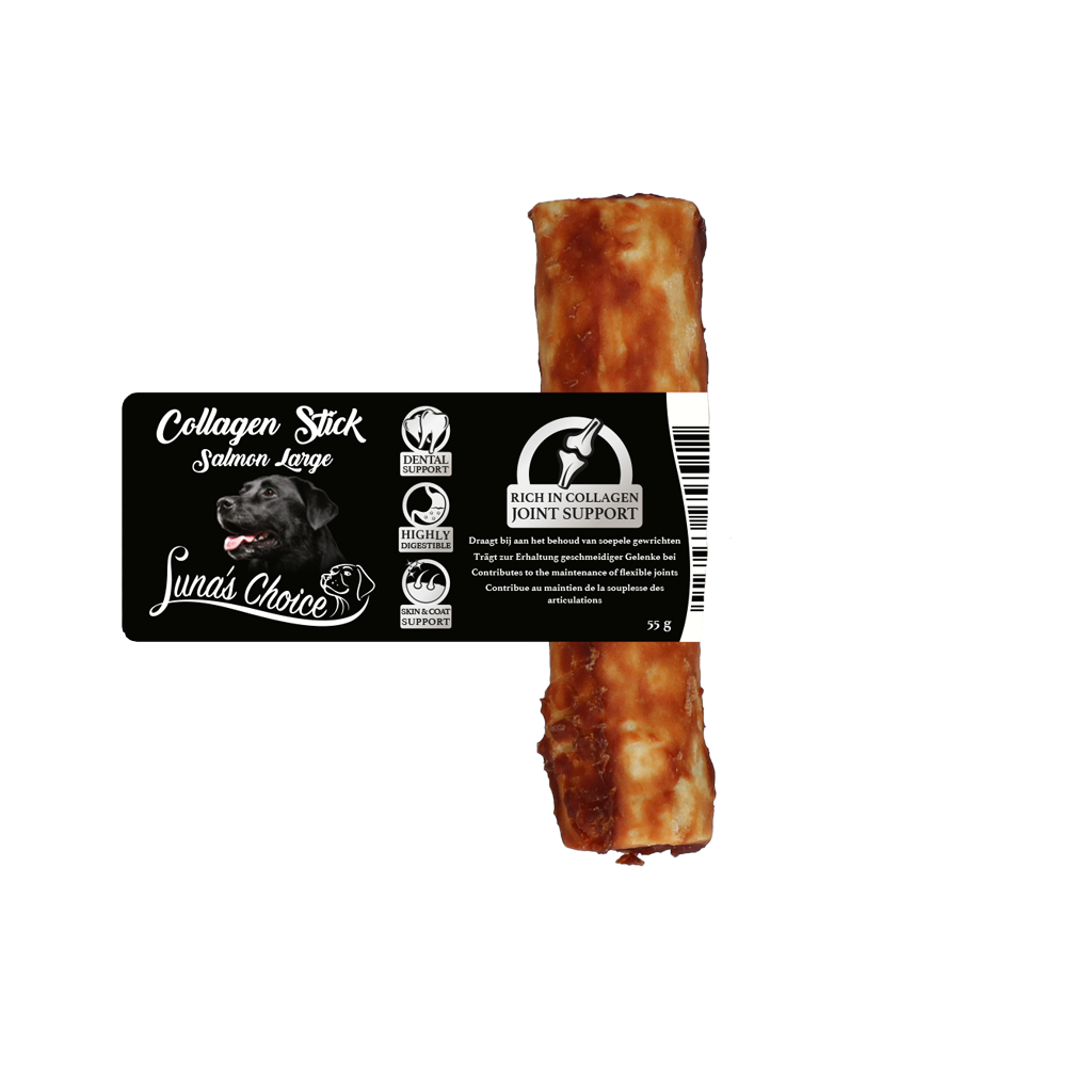 Luna's Choice Collagen Chews Stick Salmon L