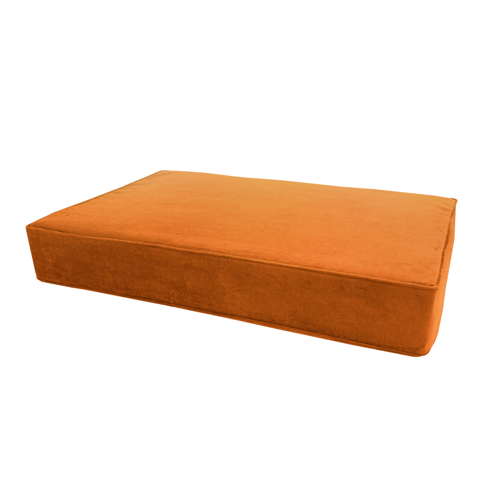 Madison Orthopedic Cushion Velvet Orange S