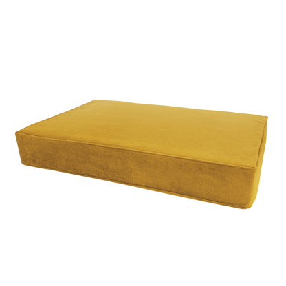 Madison Orthopedic Cushion Velvet Yellow S