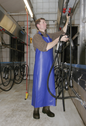 Milk Apron Flexotaan blue