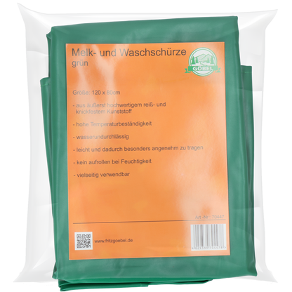 Milking and water apron multifunctional 80 x 120 cm Green