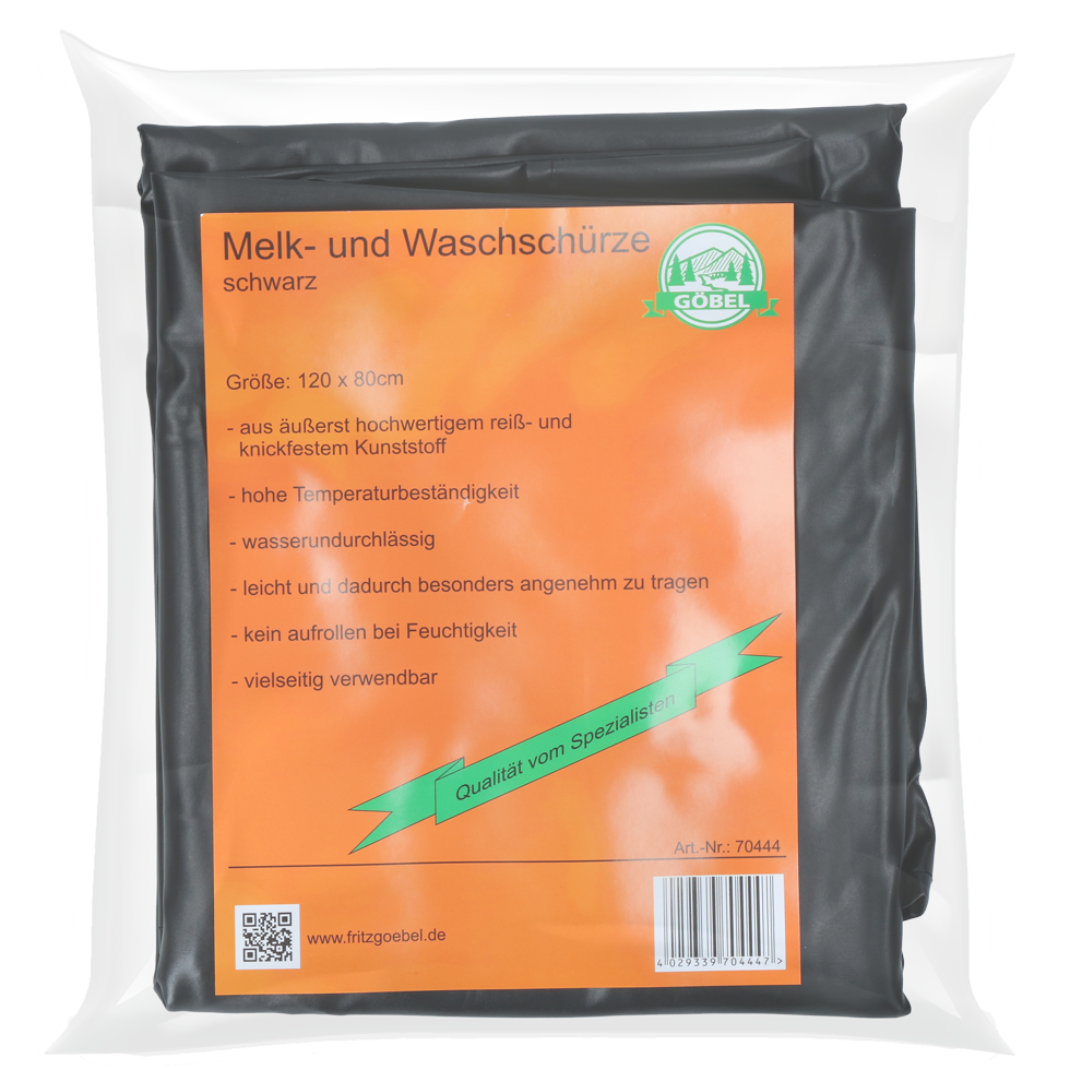 Milking and water apron multifunctional 80 x 120 cm Black