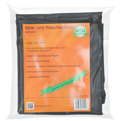 Milking and water apron multifunctional 80 x 120 cm Black