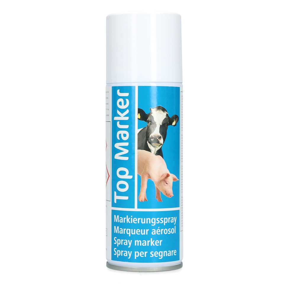 Marking spray for cattle green Blue