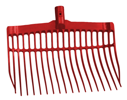 Shaving fork without handle Red