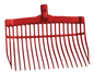 Shaving fork without handle Red
