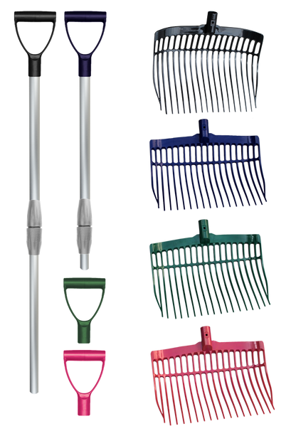Shaving fork with handle Pink