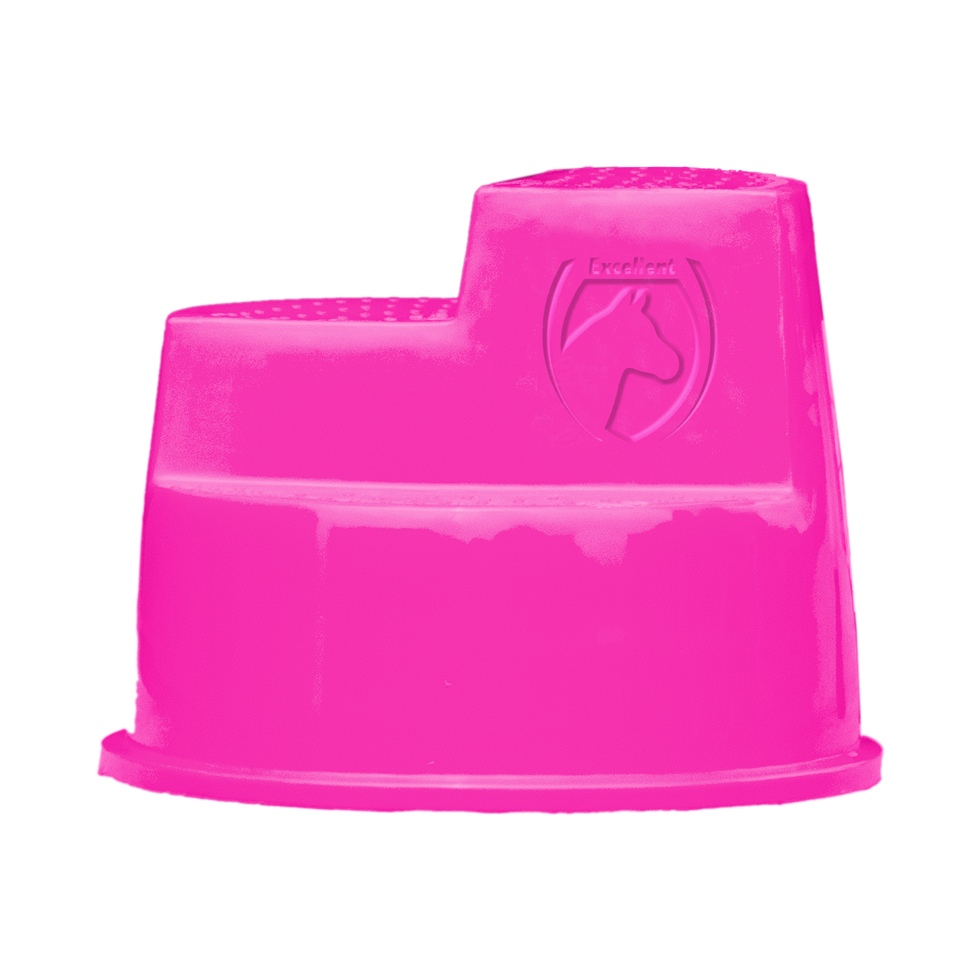 Excellent Horse Mounting Block 3 Steps Pink