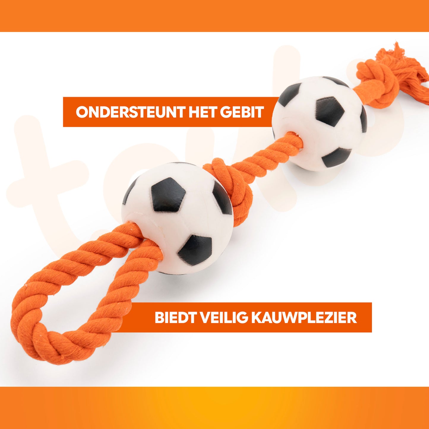 Oranje WK Flosstouw Voetballen
