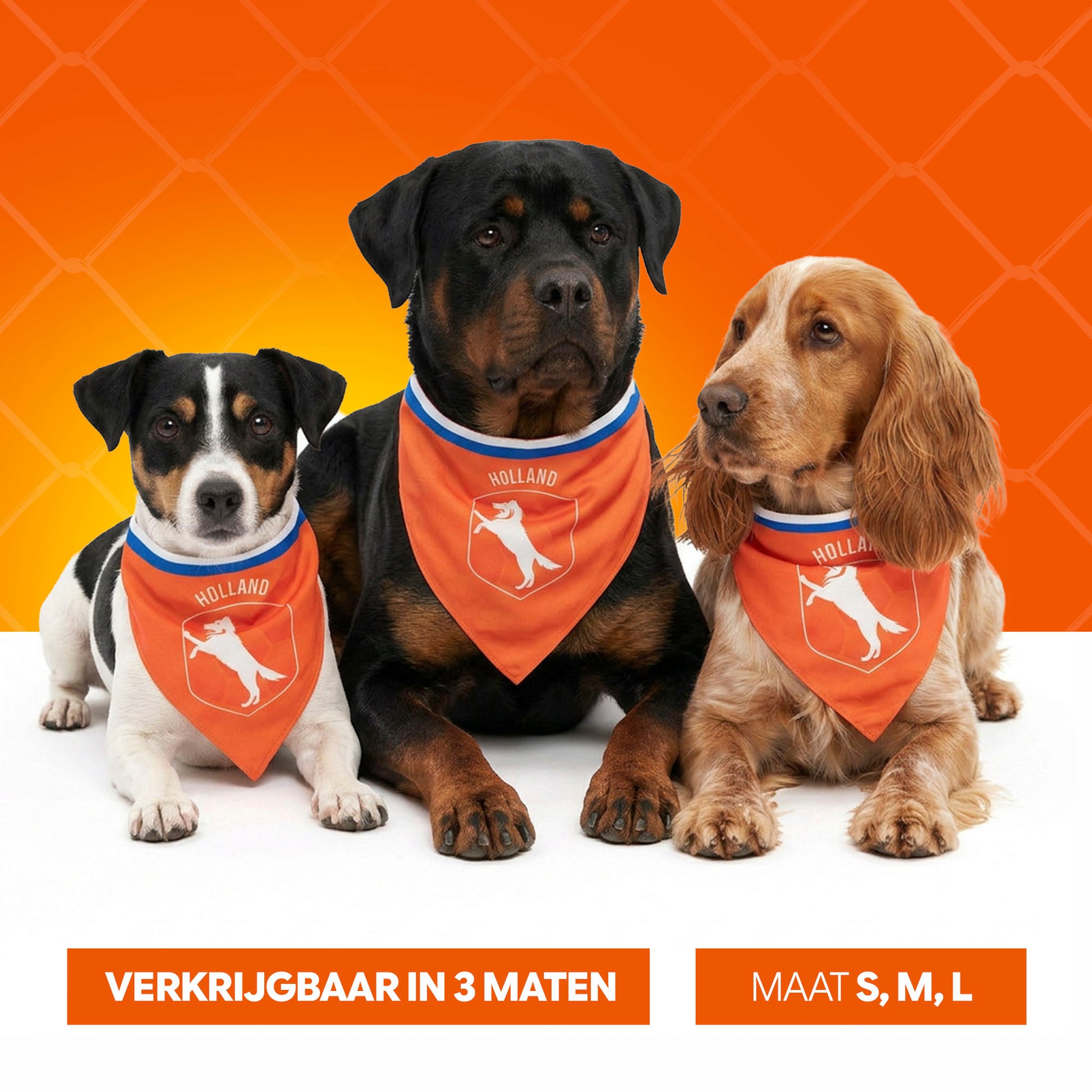Oranje Bandana Hup Holland L