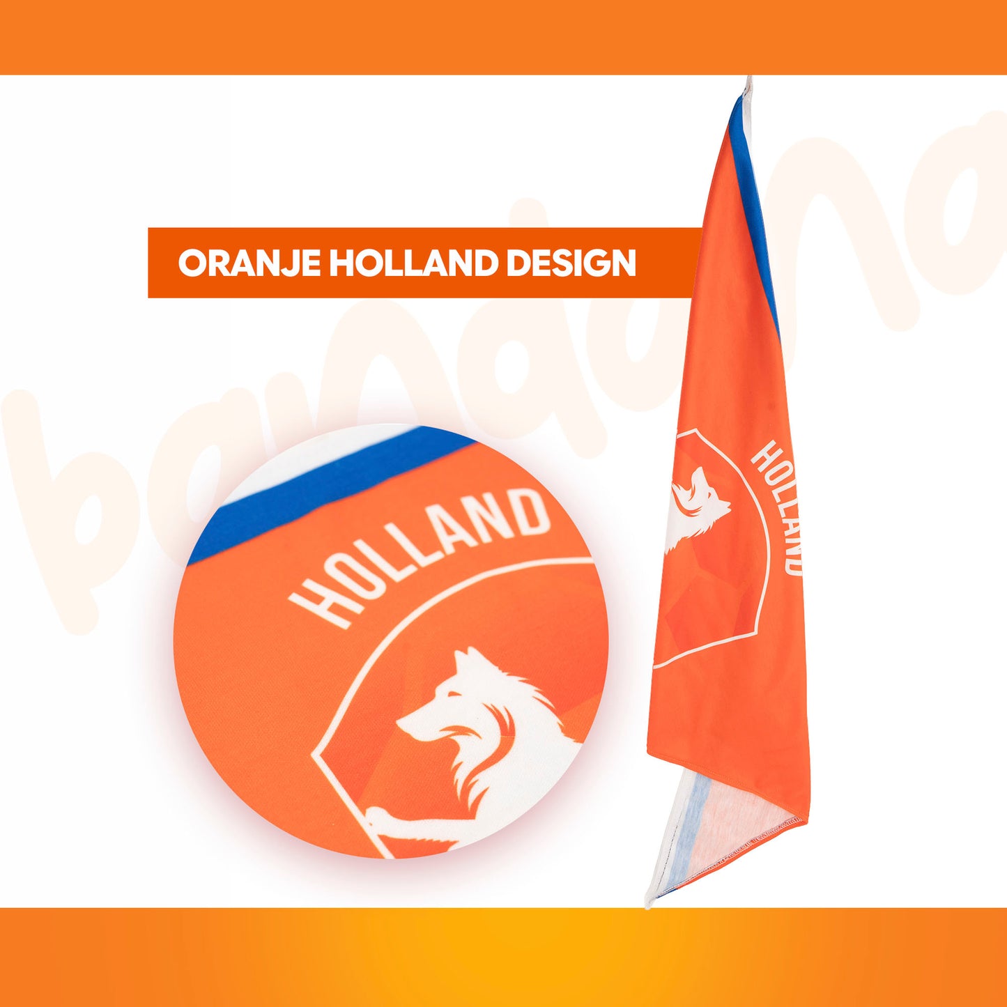 Oranje Bandana Hup Holland S