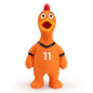 Oranje WK Latex Hondenspeeltjes Kip