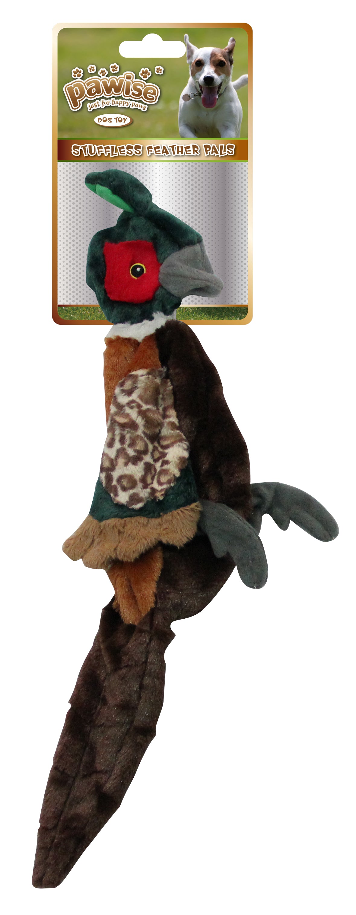 Pawise Stuffless Feather Pals Pheasant L