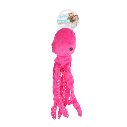 Pawise Multicolor Plush Octopus (3 colour assorted) S