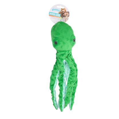 Pawise Multicolor Plush Octopus (3 colour assorted) S
