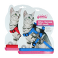 Pawise Kitten Harness With Leash Red/Blue S