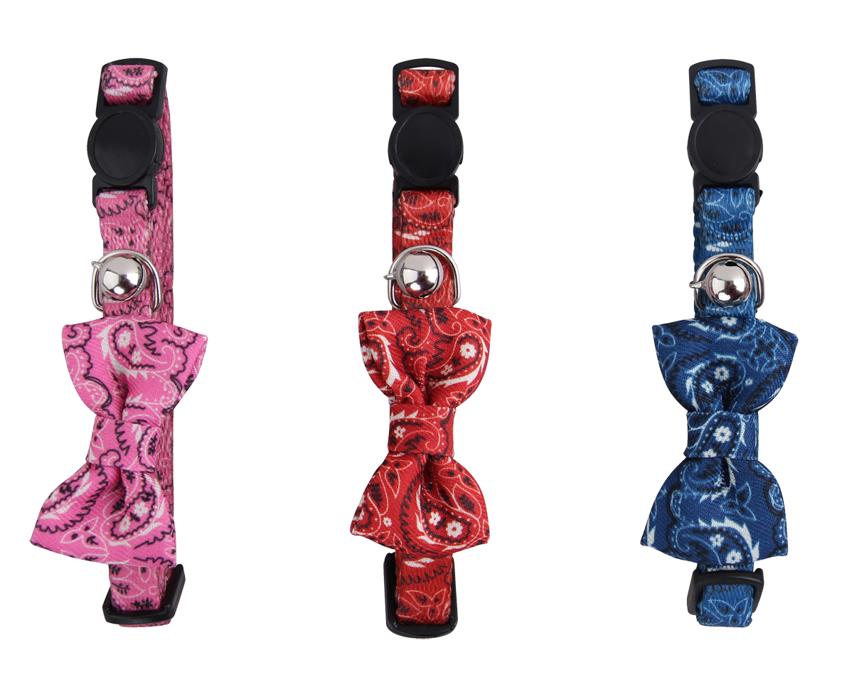 Pawise Cat Collar With Bowknot Pink
