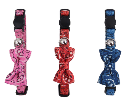 Pawise Cat Collar With Bowknot Pink