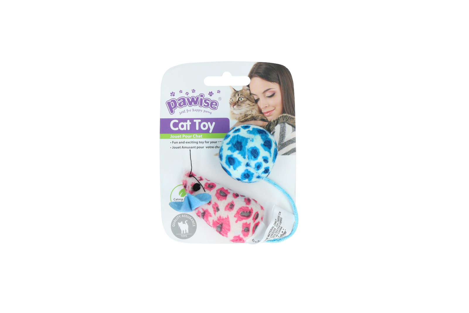 Pawise Cat Toy - Mice & Ball