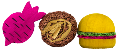 Pawise Wooden Loofah Pretty Toys No2
