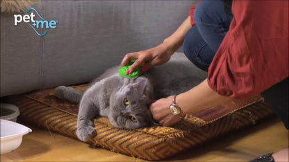 Pet+Me Cat Hair Brush Long hair Green