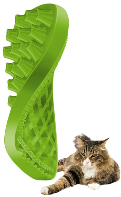 Pet+Me Cat Hair Brush Long hair Green
