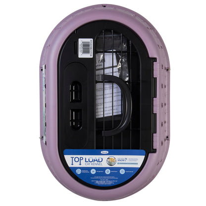 Petmate Top Load Cat Kennel Pearl Bubble Grape