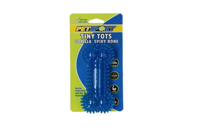 Petsport Tiny Tots Gorilla Spiky Bone Assorted