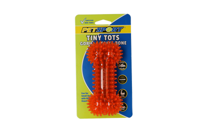 Petsport Tiny Tots Gorilla Spiky Bone Assorted