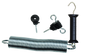 Gate Handle-Set with hooks and spring, 5 cm