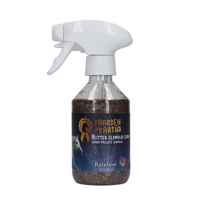 Paardenpraat TV Glitter Glamour Spray Rainbow
