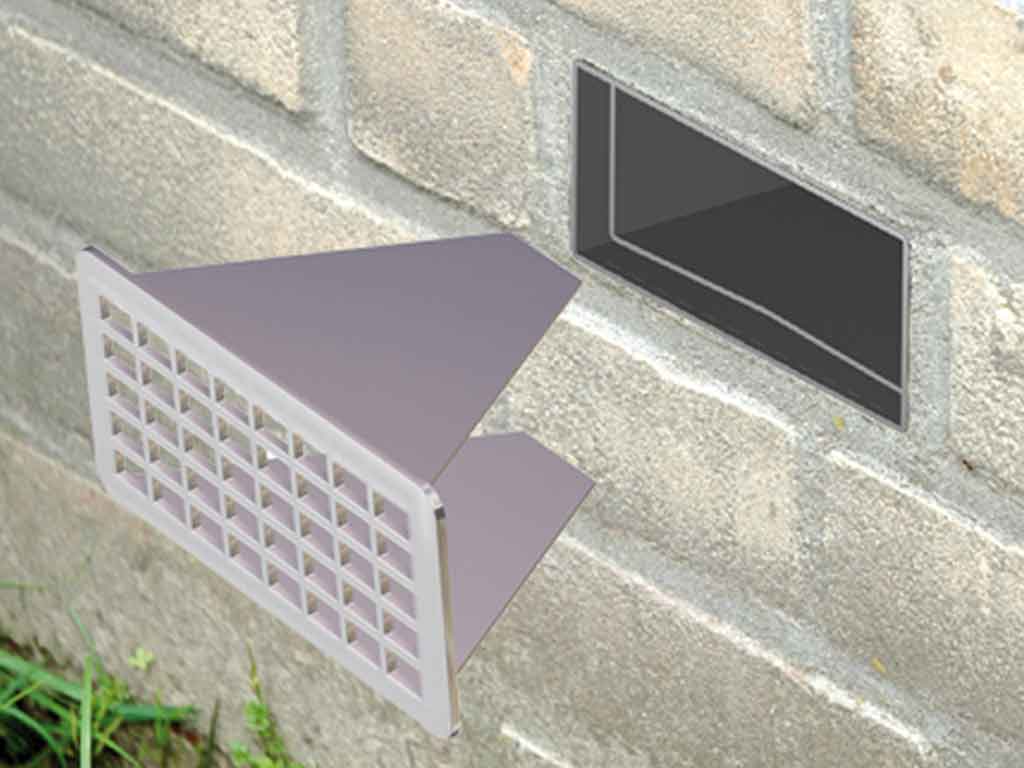 RenoFix Renovation grill stainless steel 5 x10.5 cm