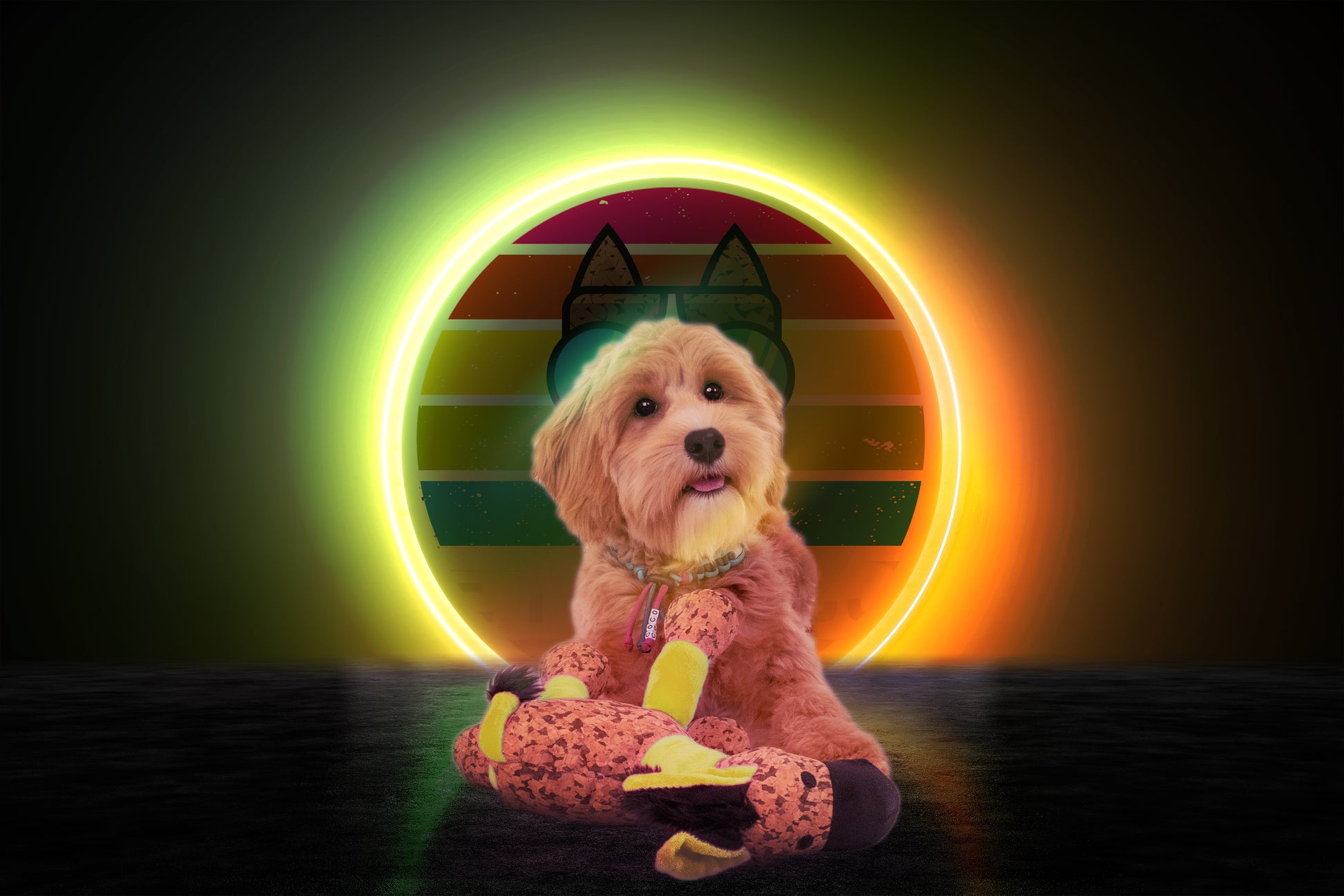 Retrodog Donkey Yellow S
