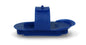 Curry comb Original 130 x 65 mm Blue
