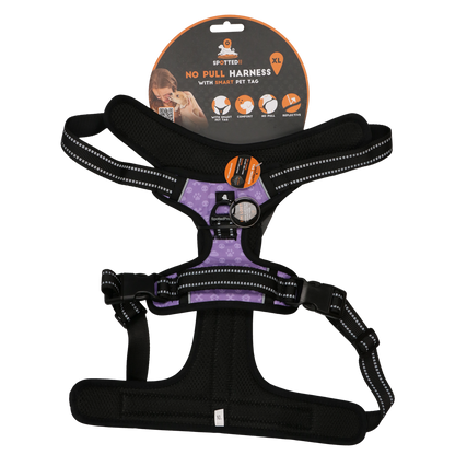 Spotted! Pro No Pull Harnas Puple XL