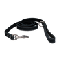 Spotted! Pro Leather Dog Leash Black