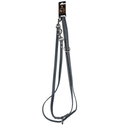Spotted! Pro Leather Training Leash Grey 1.6 x 250 cm