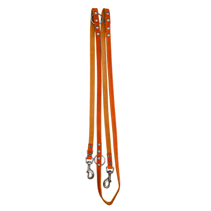 Spotted! Pro Leather Training Leash Cognac 1.6 x 250 cm